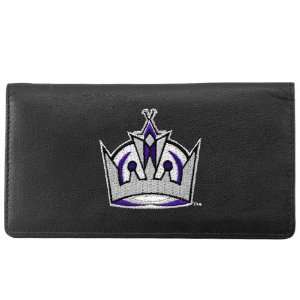  Los Angeles Kings Black Leather Embroidered Checkbook 
