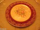 CENTURY BY SALEM 10 PLATE PLATTER DISH WITH23K GOLD TRIM  