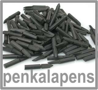 100 pieces of FEEDS for fountain pens black hard rubber  