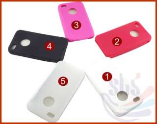New Textured Silicone Case SKin Cover for iPhone 4G  