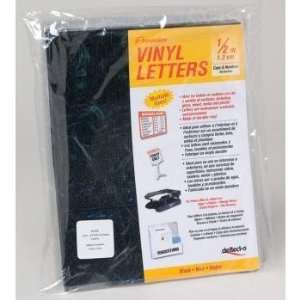  1/2 Inch Black Vinyl Letters Case Pack 102 Everything 