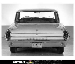 1962 Pontiac Catalina 4 Door Sedan Factory Photo  