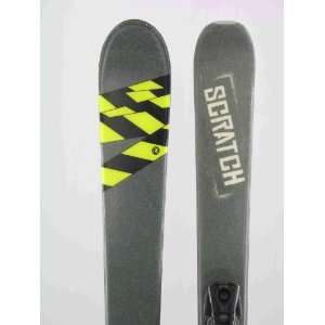  Used Rossignol Scratch Twin tip Jr. Kids Skis w/Binding 