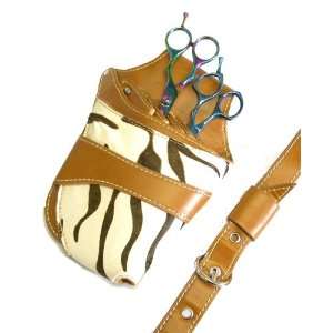   Leather Scissor Pouche for Professional Hairstylists & Salons.: Beauty