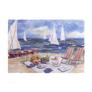  Boat on the Beach   Poster by Charlene Winter Olson (20x16 
