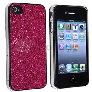 Bling Rear Clip on Hard Case Cover For iPhone 4 4th 4S 4GS 4G  
