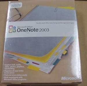 Microsoft Office OneNote 2003 S26 01030  