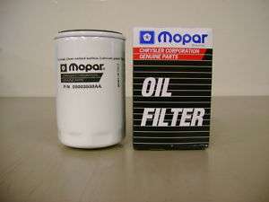 Mopar Oil Filter Jeep Liberty CRD Diesel 2.8L 05 06  