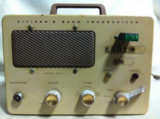 Old Citizens Band Heathkit Transceiver Model CB 1 The Lunch Box 