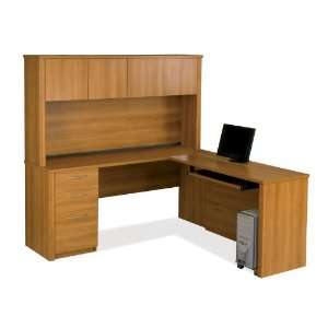   Office Furniture L Shaped Desk with Hutch 60865
