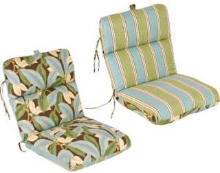   Chair Seat Cushion Reversible Outdoor Furniture 22x44x5  