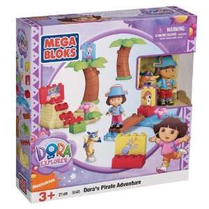  Dora the Explorer Mega Bloks Doras Pirate Adventure: Toys 