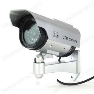 Security Solar Power Outdoor Dummy Fake CCD Security Home CCTV Camera 