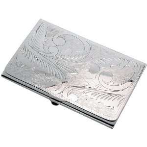   Engraved, Business Card Case, 3 5/8 x 2 3/8 (92 mm x 59 mm) Jewelry