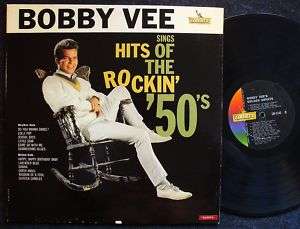 Bobby Vee Sings Hits of the Rockin 50s vinyl Lp  