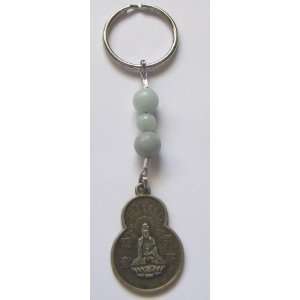  Keychain Bag Charm ~ Handmade ite Gemstone Beaded Keychain 