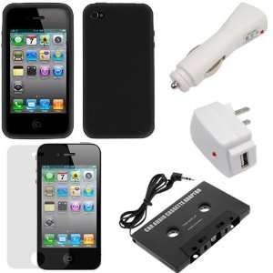   Cassette Tape Adapter for AT&T GSM Apple iPhone 4 4G 16GB / 32GB 4th