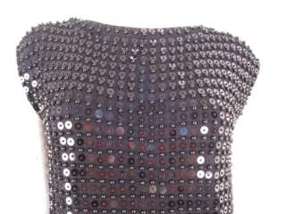 1495 Michael Kors Dress Beaded Knit S M #00073D  