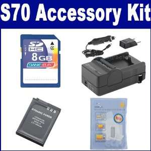  Nikon Coolpix S70 Digital Camera Accessory Kit includes 