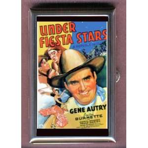 GENE AUTRY UNDER FIESTA STARS Coin, Mint or Pill Box Made in USA