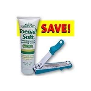   Toenail Soft Temporary Nail Softening Cream with TRIM Clippers: Beauty