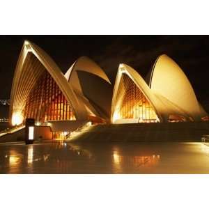  Sydney Opera House At Night Wall Mural: Home Improvement