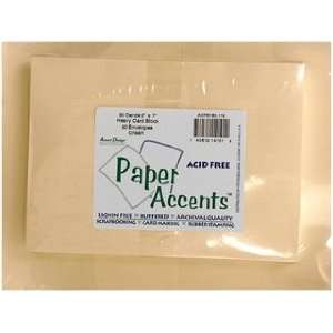  Paper Accents Card & Envelopes 5x 7 Cream 50pc Kitchen 