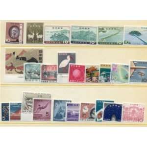 Japanese Postage Stamps Mint Non Hinged Commemorative Year Set   1960 