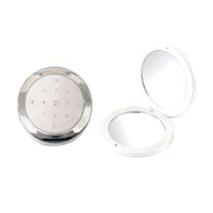  Brandon 5X Crystalized Compact Mirror   Eggshell (#M760 