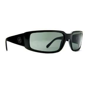  Von Zipper Sham Black Gloss Polarized Sunglasses Sports 