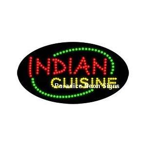 Indian Cuisine LED Sign (Oval):  Sports & Outdoors