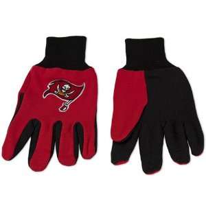  Tampa Bay Buccaneers Red & Black Jersey Work Gloves Nfl 