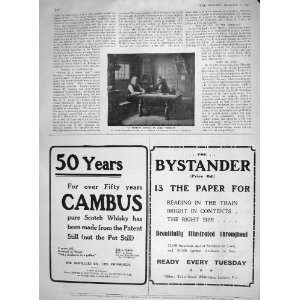  1907 SOLITARY COUPLE MEN TABLE CAMBUS BYSTANDER LONDON 