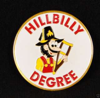 Hillbilly Degree Car Emblem  3  