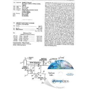    NEW Patent CD for AIRCRAFT ALIGNMENT SYSTEMS 