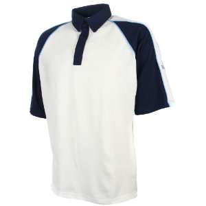   Mens Coloured Cream / Navy Cricket Shirt Top  D482