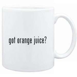 Mug White GOT Orange Juice ? Drinks