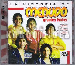 MENUDO La Historia Grandes Exitos CD + DVD NEW Imported  