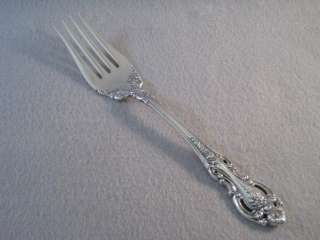 GRAND VICTORIAN Wallace Sterling Silver Serving Fork ~  