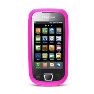 Pink Soft Skin Gel Case Cover Samsung Galaxy 3 i5800  