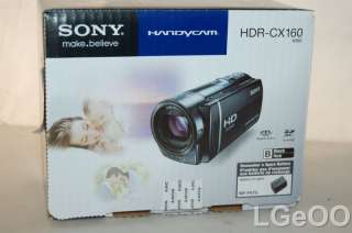 Sony Handycam HDR CX160 Digital Video Camcorder 16GB 1080p HD   Black 