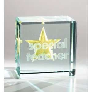   Spaceform London Text Token Special Teacher Gold Star: Home & Kitchen