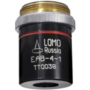  LOMO Objective, Plan Achromat, 4x, 0.12 N.A., EAB4 Camera 