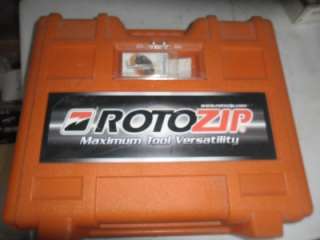 Roto Zip complete kit only used once  spiral saw  carrying  