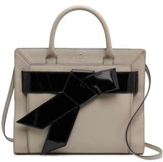 NWT $425 Kate Spade BOW VALLEY ROSA Crossbody Satchel Handbag Taupe 