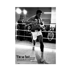 Muhammad Ali Training Poster Print:  Home & Kitchen