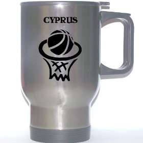  Cypriot Basketball Stainless Steel Mug   Cyprus 
