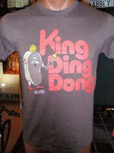 King Ding Dong Hostess Brown Med T shirt Snack Junk foo  