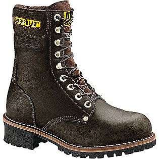 Mens Work Boots Logger Steel Toe 9 Brown P88034 Wide Available  Cat 