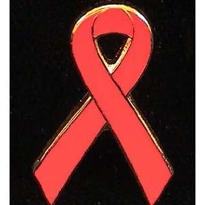  Red Ribbon Awareness Lapel Pin 